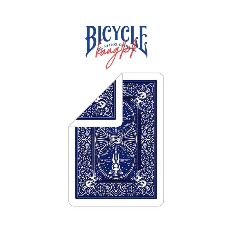 ไพ่ Bicycle Double Back หลังไพ่ 2หน้า สีน้ำเงิน (แท้) อุปกรณ์มายากล