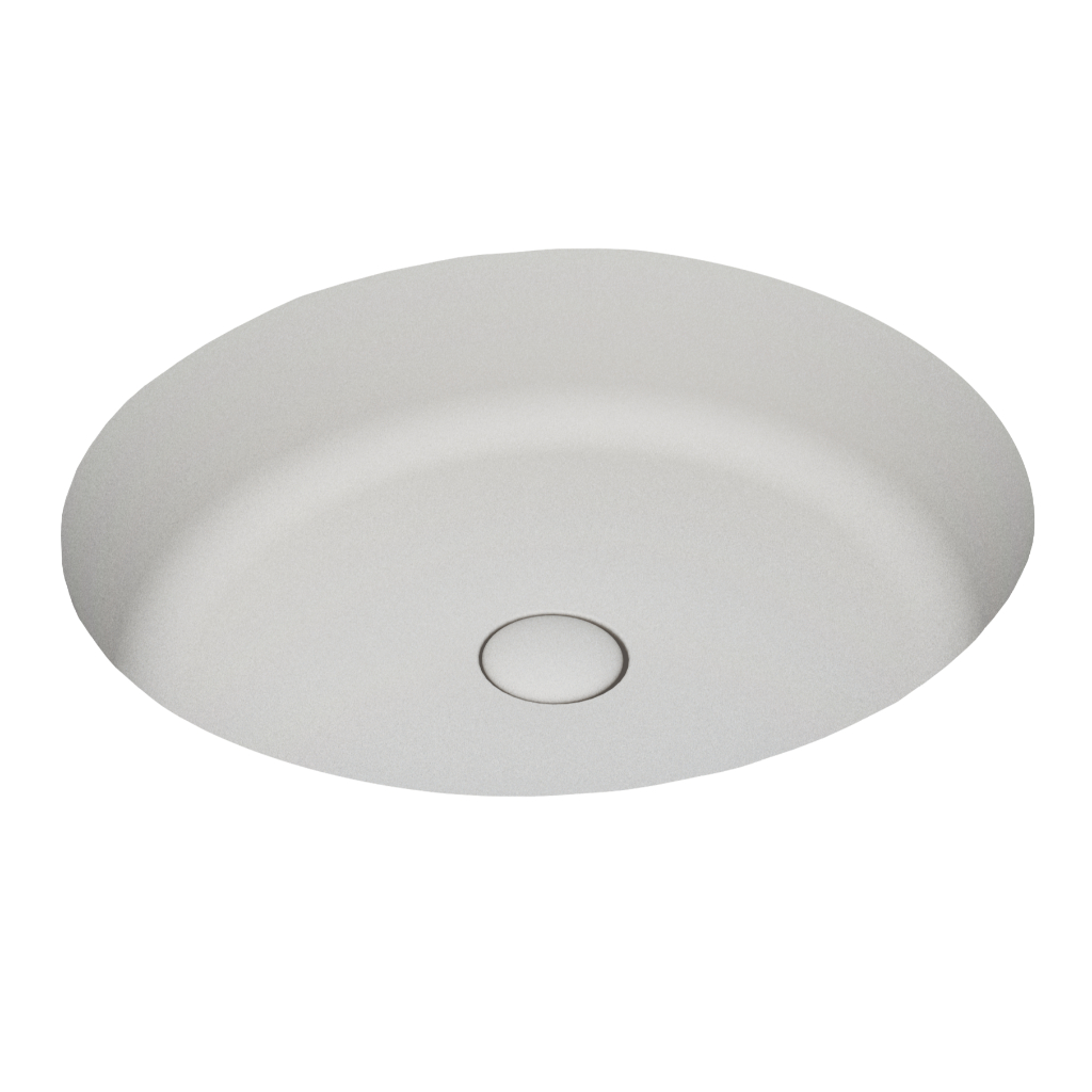 COTTO CPW0410 MWH/GR2 Quil Under Counter Lav.