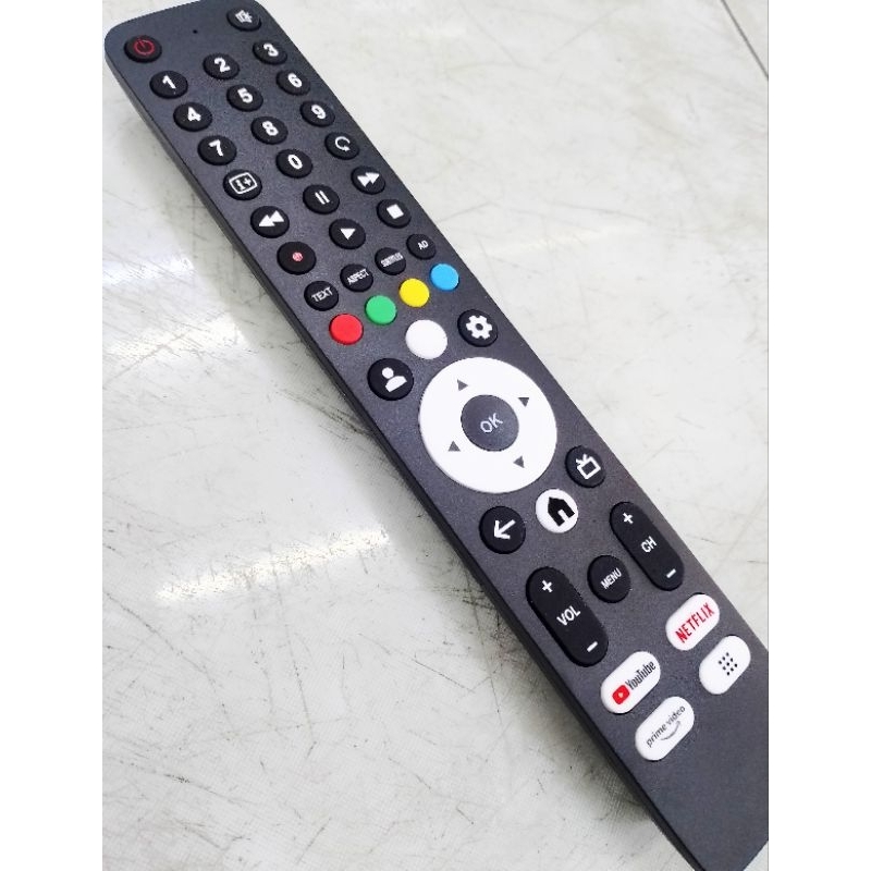 รีโมทใช้สำหรับ Sharp Google TV (ไม่มีคำสั่งเสียง)ใช้กับรุ่น4T-C50FJ1X, 4T-C55FJ1X, 4T-C65FJ1X, 4T-C75FJ1X,2T-C32(42)EG2X