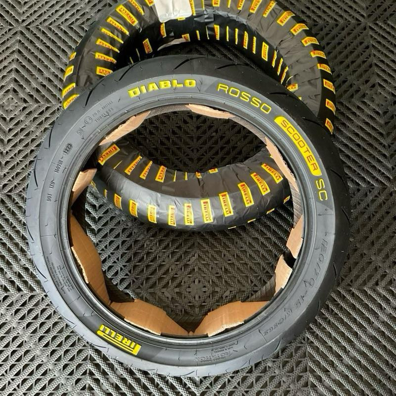 ยาง Pirell ป้ายเหลือง X-max300/Forza300New