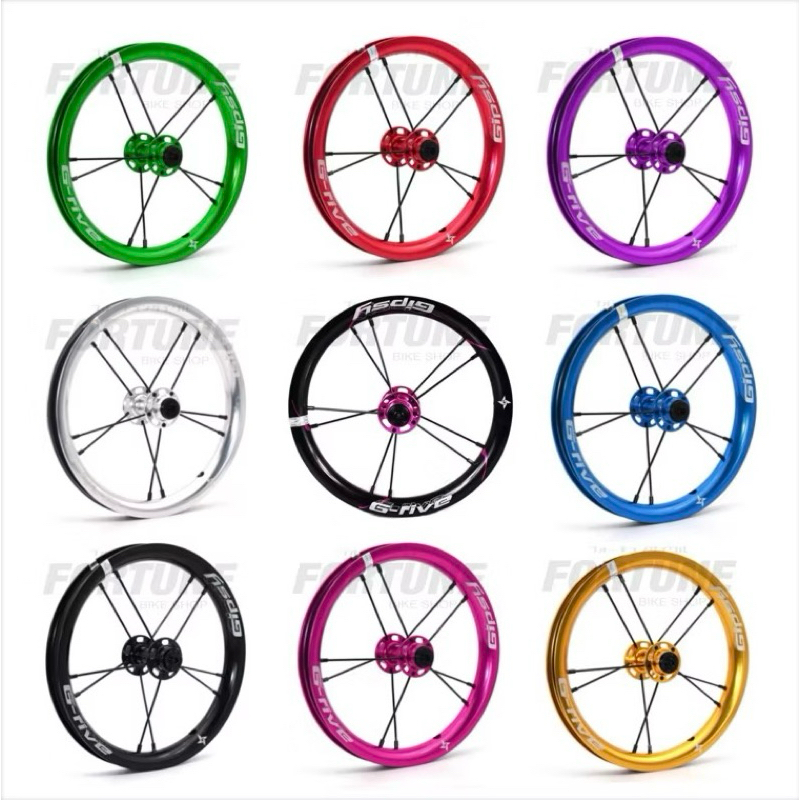 🚚ส่งจาก กทม.✨ชุดล้อ GIPSY G-FIVE 12 นิ้ว (1 คู่) หน้า/หลัง