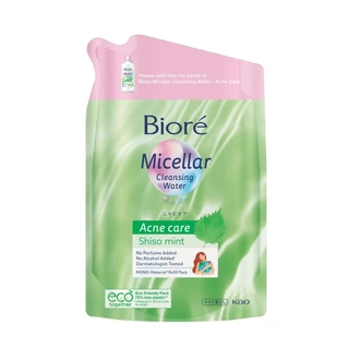(Refill) Biore Makeup Remover Perfect Cleansing Water 250 ml. หรือ 330ml [ ถุงเติม 3 Acne Care , Oil Clear , Soften Up ]