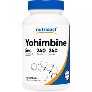 Nutricost Yohimbine HCL 5 mg (30/120/240 Capsules)