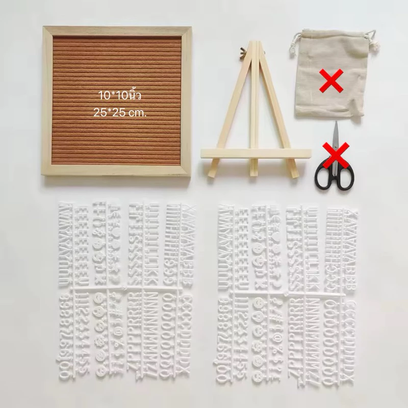 Letter board 25*25 บอร์ดปักอักษรชื่อทารก