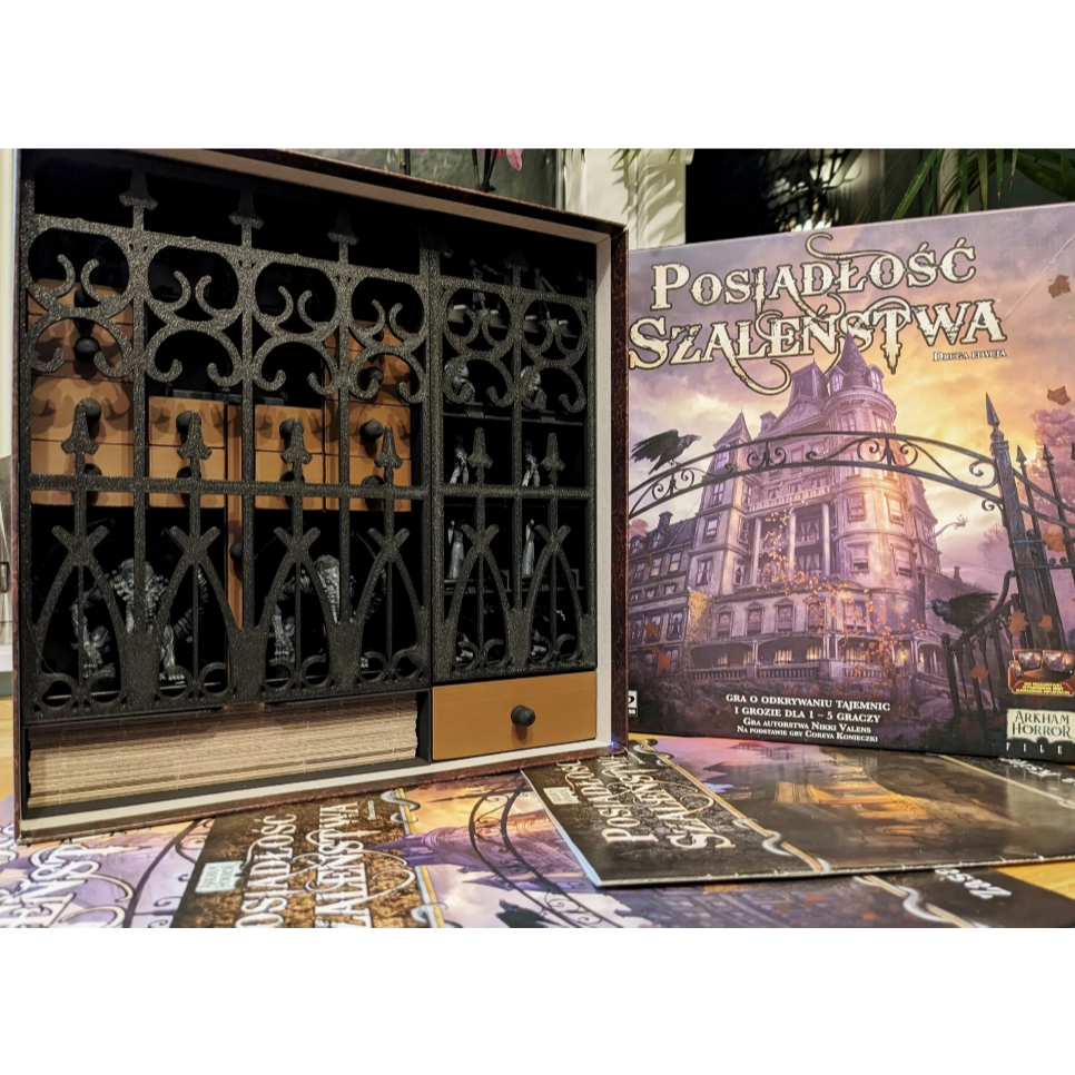[Plastic]Mansions of Madness Boardgame: Premium Organizer-ชุดกล่องจัดเก็บอุปกรณ์สำหรับเกมคฤหาสน์วิปล