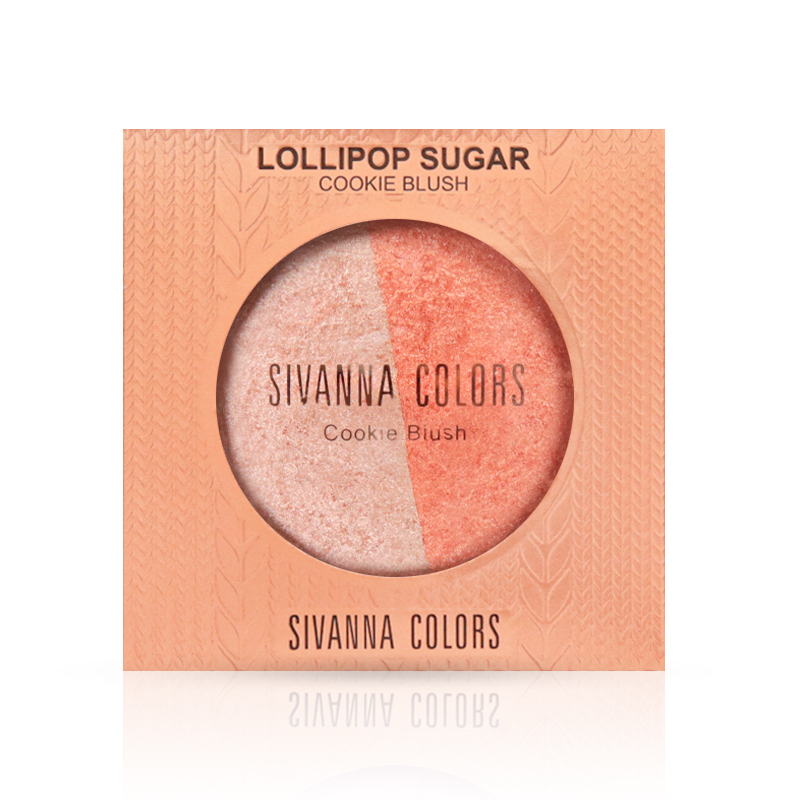 (HF8107) ซีเวนน่า คัลเลอร์ส ลอลลี่ป๊อป ชูการ์ คุกกี้ บลัช Sivanna Colors Lollipop Sugar Cookie Blush