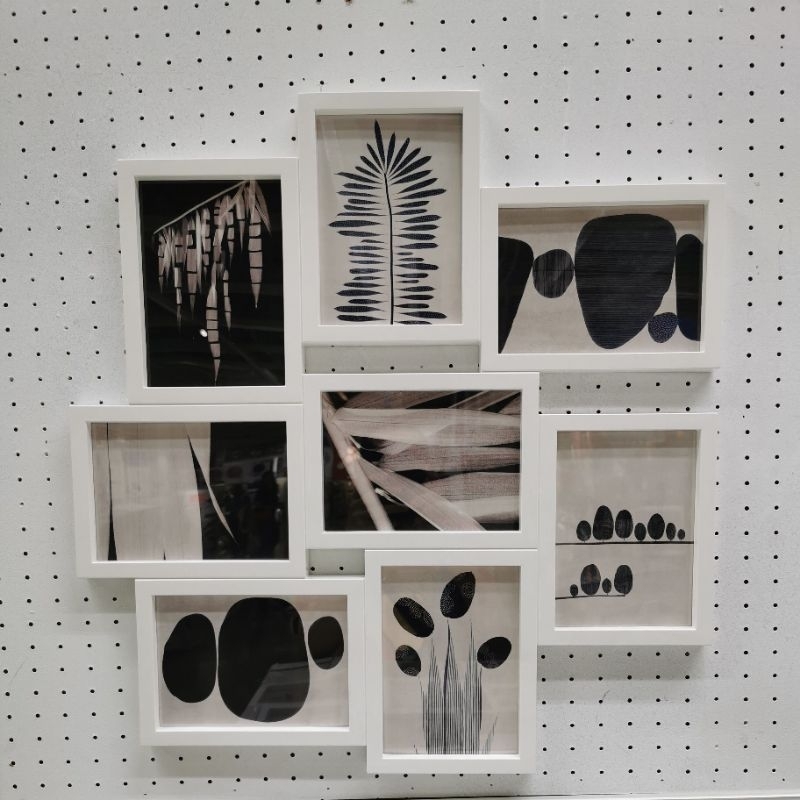IKEA แท้ค่ะ VÄXBO เว็กซ์บู กรอบรูป 8 ช่อง, ขาว, 13x18 ซม.