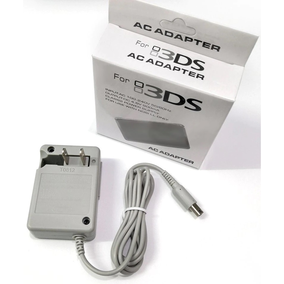 ร้านไทย! ส่งไว! 3DS Adapter ปลั๊กสายชาร์จ เครื่อง 2ds 3ds Ndsi new 3ds XL DSi สายชาร์จ ใช้ไฟไทยได้
