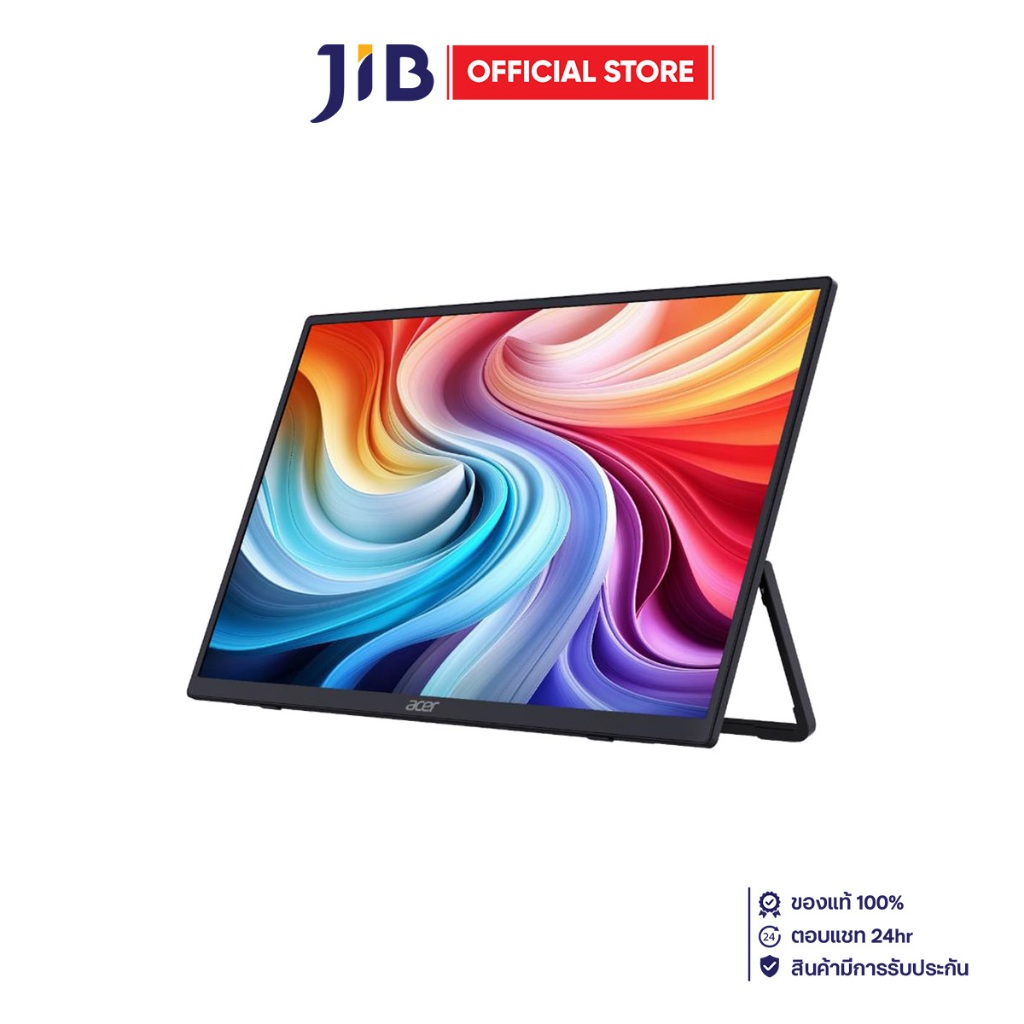PORTABLE MONITOR (จอมอนิเตอร์พกพา) ACER PM161QJBMIUUX - 15.6 INCH IPS FHD 60Hz ADAPTIVE SYNC USB-C