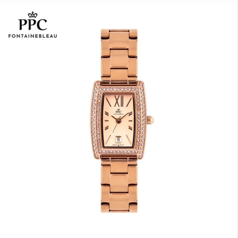 PARIS POLO CLUB นาฬิกาข้อมือผู้หญิง รุ่น PPC-EA15 ของแท้ กันน้ำลึก 30เมตร รับประกันศูนย์ 1 ปี