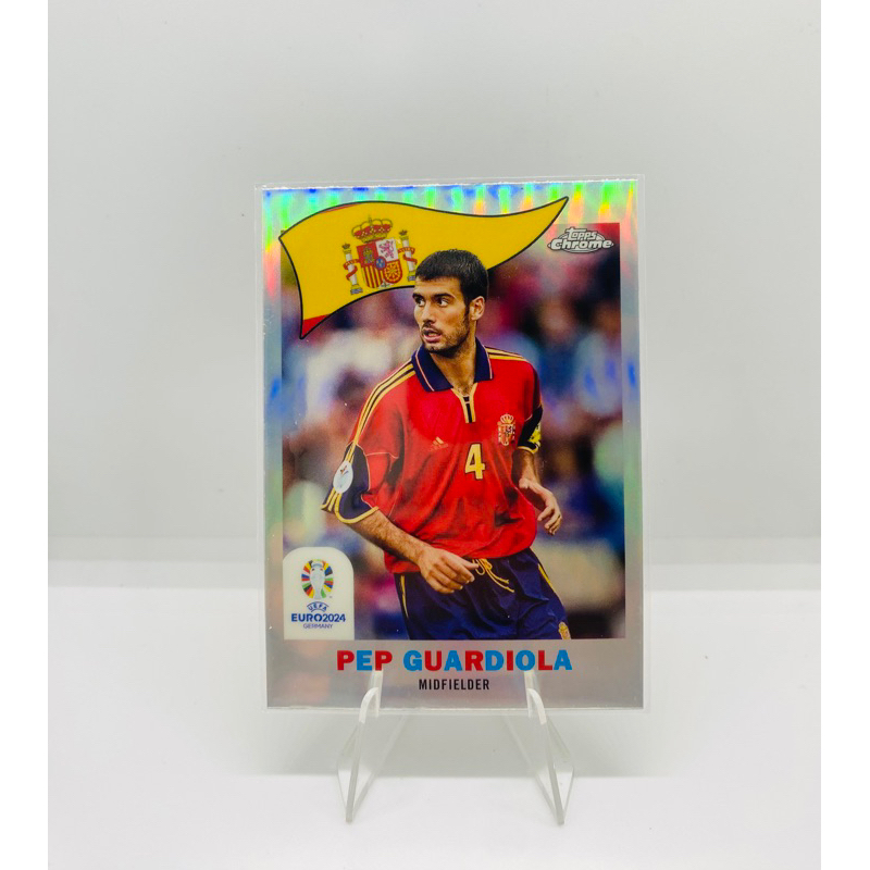 รวมการ์ดฟุตบอล Topps Chrome Euro 2024 '1960s -PEP GUARDIOLA