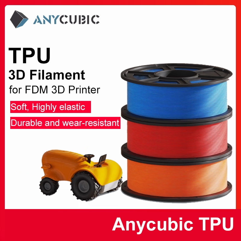 เส้น TPU สำหรับเครื่องพิมพ์ 3D 1kg เกรดสูง ยี่ห้อ Anycubic - TPU Filament Anycubic สำหรับเครื่องพิมพ์สามมิติ