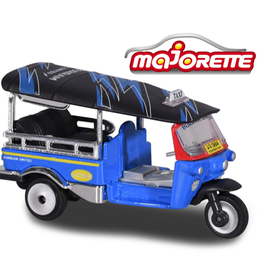 Majorette Limited Edition Buriram United บุรีรัมย์ ยูไนเต็ด TUK TUK ตุ๊ก ตุ๊ก  รถเหล็ก 1/64 (แพ็คไม่สวย) ของแท้ มือ 1