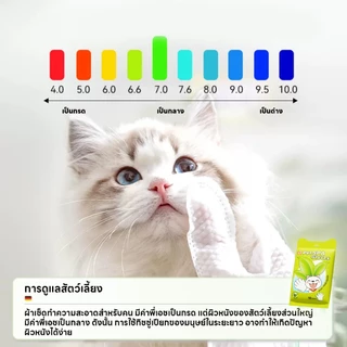 yoyopet : ถุงมือสปา ถุงมืออาบน้ำสัตว์เลี้ยง นวดผ่อนคลาย สะอาดง่าย ทิชชู่เปียก กลิ่นหอม ดูแลขน