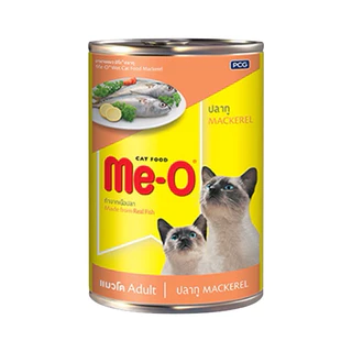 (12กระป๋อง) Me-O มีโอ อาหารแมวเปียก แบบกระป๋อง 400g (กระป๋องอาจบุบขณะขนส่ง)