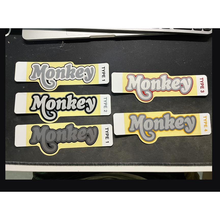 เครื่องหมาย Monkey แท้จากศูนย์ สติกเกอร์ Honda Monkey 125