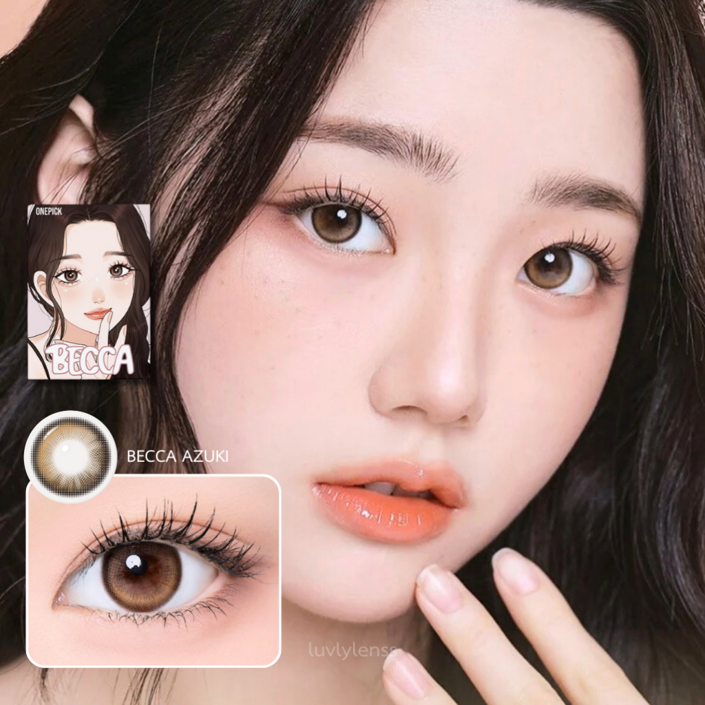 I-SHA ONE PICK BECCA AZUKI (I-GIRL) คอนแทคเลนส์เกาหลี คอนแทคเลนส์รายปี