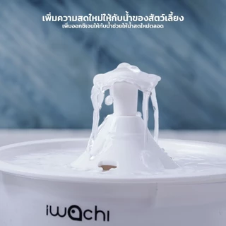 PETLOVE ที่ให้น้ำอัตโนมัติ น้ำพุแมว สุนัข 2.5L เสียงเบา ทำความสะอาดง่าย น้ำพุสัตว์เลี้ยง