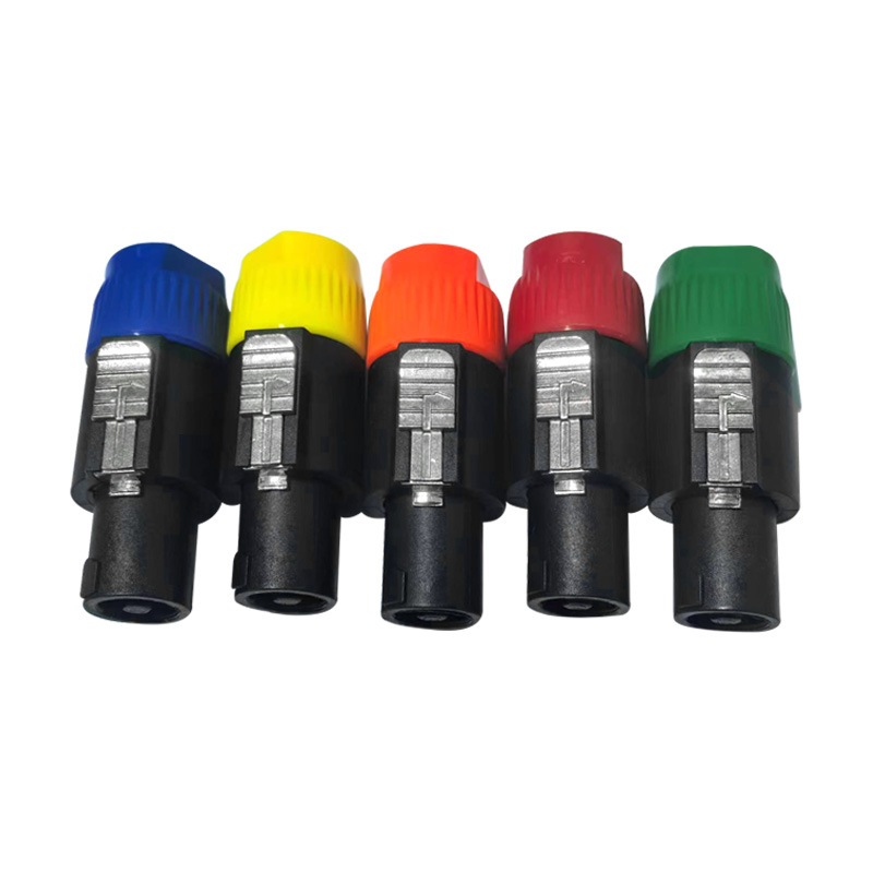 TDP SOUND สเปคคอนSpeakonปลั๊กแจ็คต่อลำโพง ปลั๊กสเปคคอนตัวผู้ แบบหมุนล็อค สำหรับต่อสายลำโพง เลือกสีได้