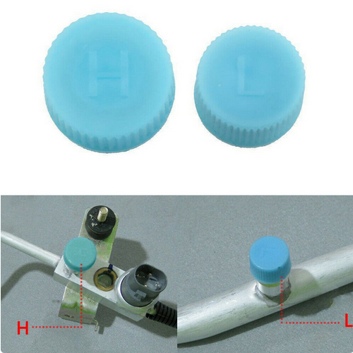 ฝาปิด วาล์วเติมน้ำยาแอร์R134a High (H) และ Low (L)(ฝาแท้)