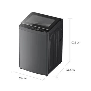 [ผ่อน 0% สูงสุด 10 เดือน] TOSHIBA เครื่องซักผ้าฝาบน รุ่น AW-DUHN2000QT(SG) 19 กิโลกรัม