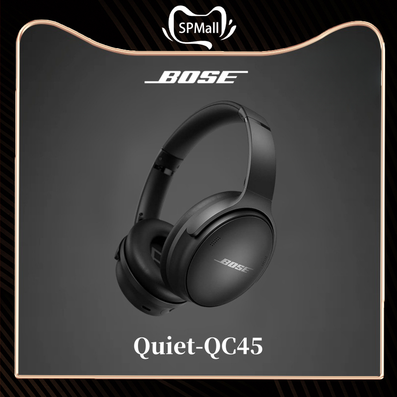 Bose QuietComfort 45 (QC45) ANC หูฟังบลูทูธไร้สายในตัวไมโครโฟนชุดหูฟังแบบพับเก็บได้ หูฟังบลูทูธ Bose