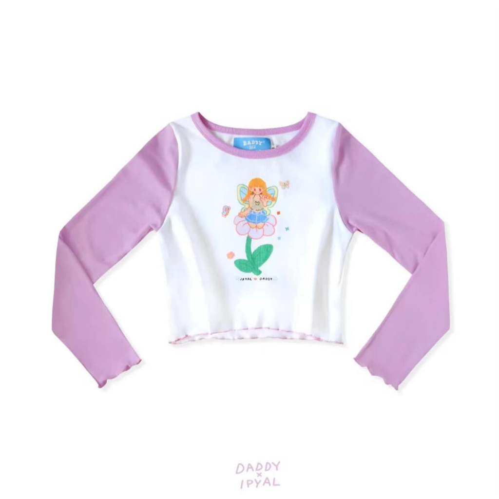 ส่งต่อ เสื้อแบรนด์ Daddy & The muscle academy สีม่วง