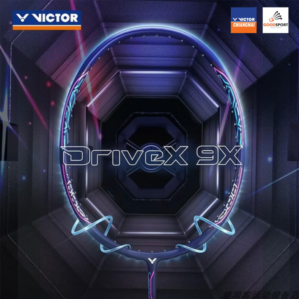Victor ไม้แบด DX-9X 4U ฟรี! ขึ้นเอ็น+ ซองพรีเมี่ยม + ประกัน 6 เดือน