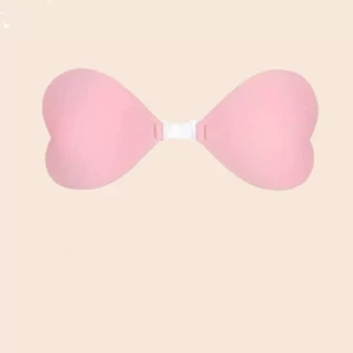 Cicishop(Bra8003) บราปิดจุกปีกนกรูปทรงหัวใจ กันน้ำ ซิลิโคนดันทรง กันเหงื่อ กาวเหนียวแน่น ใส่ได้หลายครั้ง