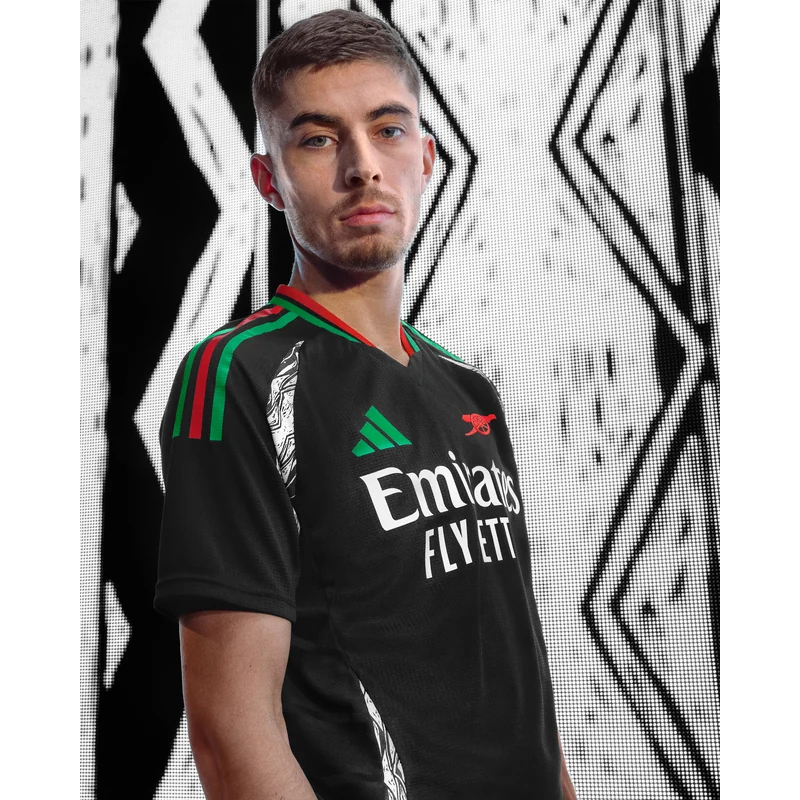 ของเเท้ 100% เสื้ออาเซน่อลชุดเยือน  ADIDAS ARSENAL 2024/2025 AWAY REPLICA JERSEY-BLAC