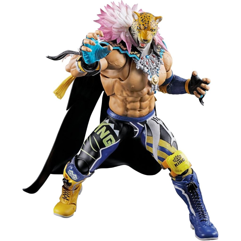 TAMASHII NATIONS S.H. Figuarts TEKKEN 8 King, Approx. 6.7 inches (170 mm), PVC & ABS, Pre-painted Ac