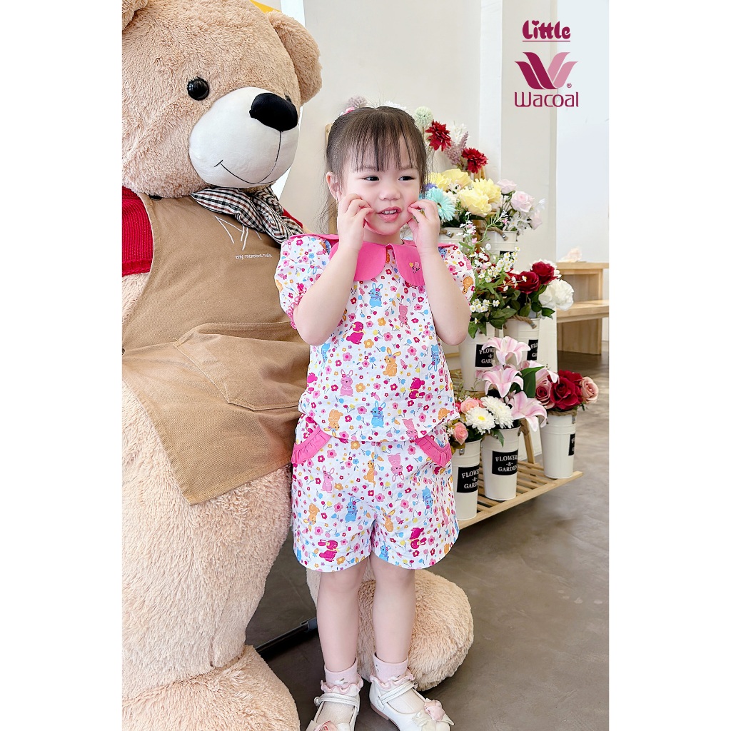 Little Wacoal ชุดเสื้อ-กางเกงสำหรับเด็ก6เดือน-8ขวบ LB1BC3