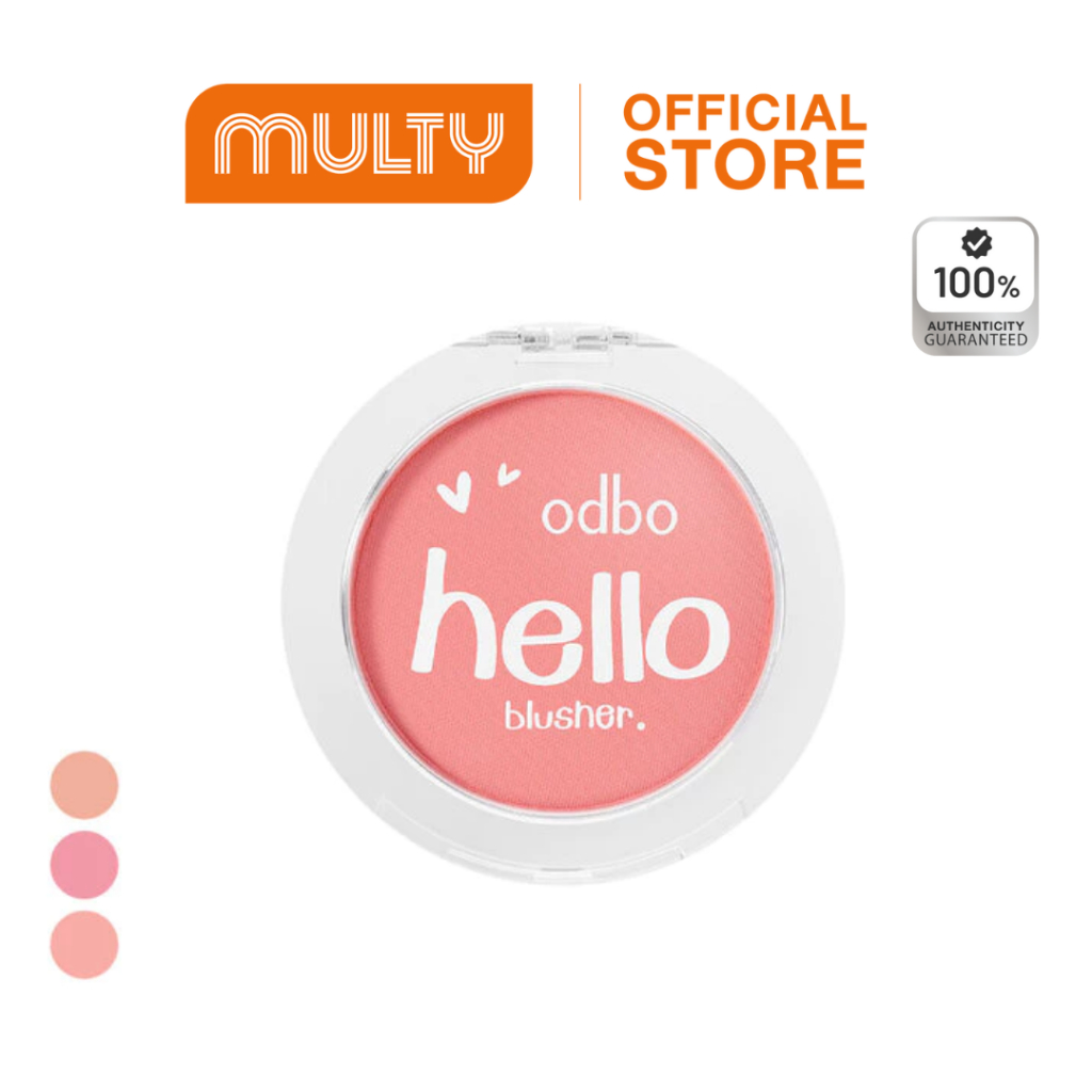 Odbo C Hello Blusher 4 g.บลัชออนเนื้อละเอียด