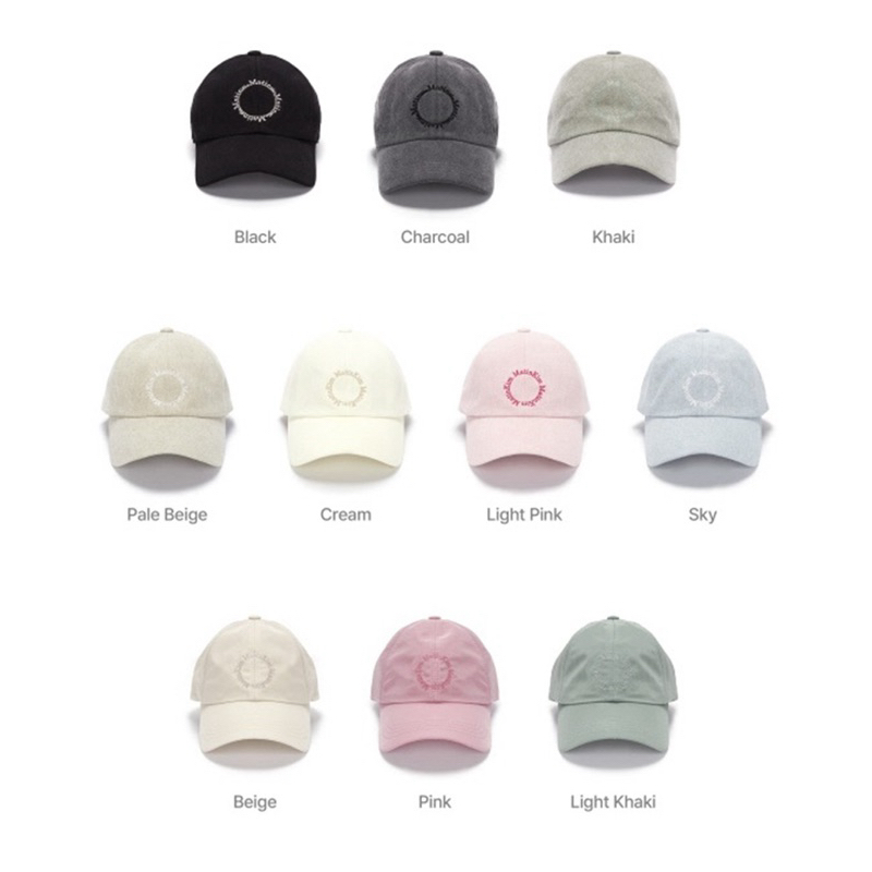พร้อมส่ง matin kim - macaron logo ball cap