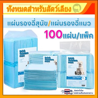 【พร้อมส่ง】 แผ่นรองฉี่สุนัข ซึมซับไดีดี ต่อต้านแบคทีเรีย แผ่น…