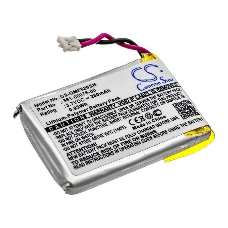 Battery อะไหล่ สำหรับเปลี่ยน Garmin Forerunner 620 [-แบต-]