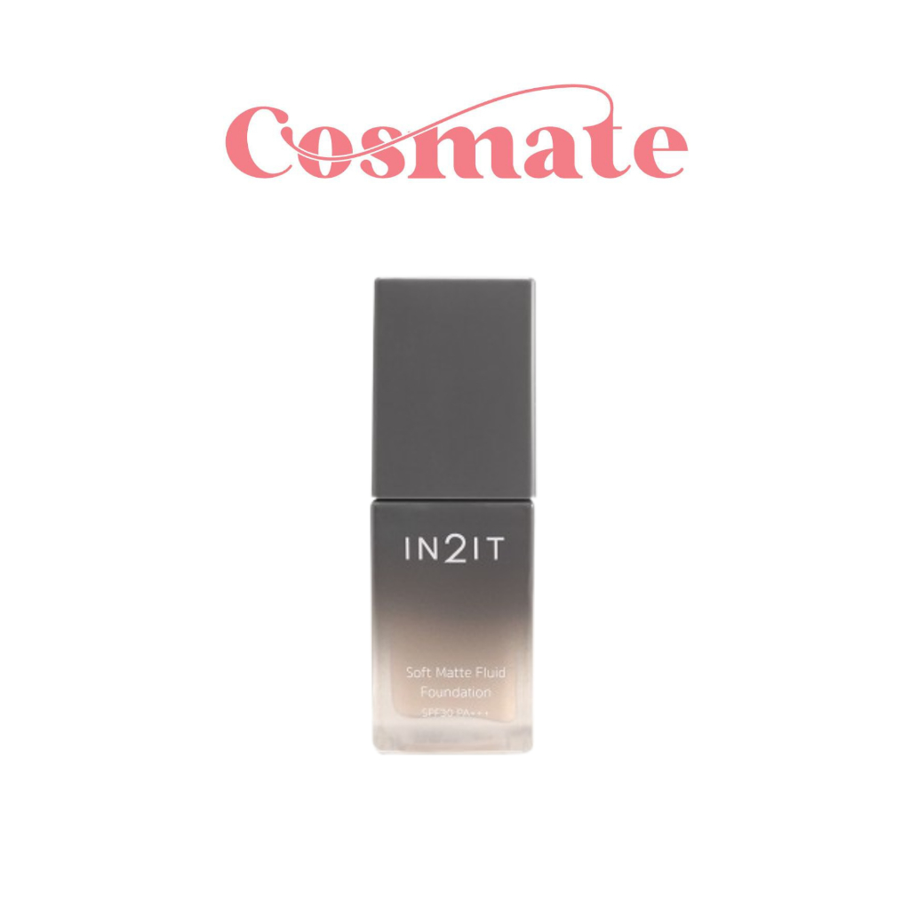 IN2IT Soft Matte Fluid Foundation SPF30 PA+++ ครีมรองพื้นอินทูอิทใหม่ล่าสุด