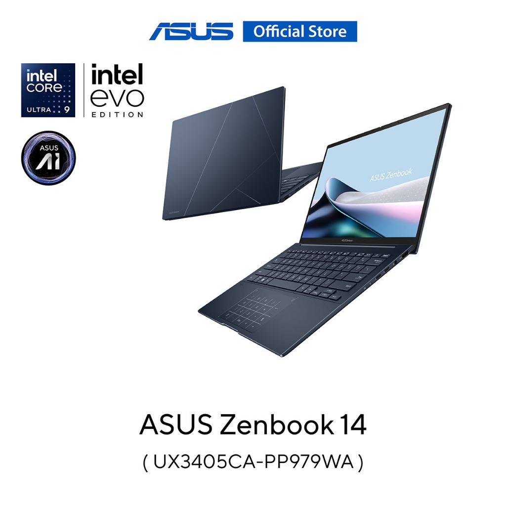 ASUS Zenbook 14 (UX3405CA-PP979WA) 14" 3K OLED, INTEL ARL H Core Ultra 9, 32GB, 1TB SSD, W11