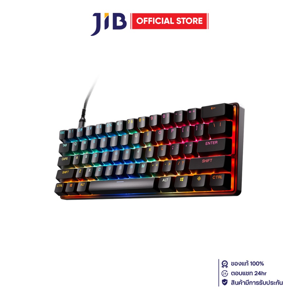 KEYBOARD (คีย์บอร์ด) STEELSERIES APEX PRO MINI GEN 3 OMNIPOINT 3.0 SWITCH RGB EN - BLACK