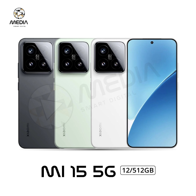 Xiaomi 15 5G (12/512GB) สมาร์ทโฟน หน้าจอกว้าง 6.36 นิ้ว แบตเตอรี่ 5,400 mAh ประกันศูนย์ไทย 2 ปี