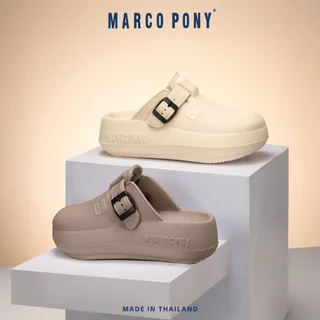 Marco Pony รองเท้าเปิดส้น รองเท้าแตะ แฟชั่น ทรงมินิมอล เสริมความสูง EVA กันน้ำ พื้นนิ่ม Size 36-41 รุ่น MH9029