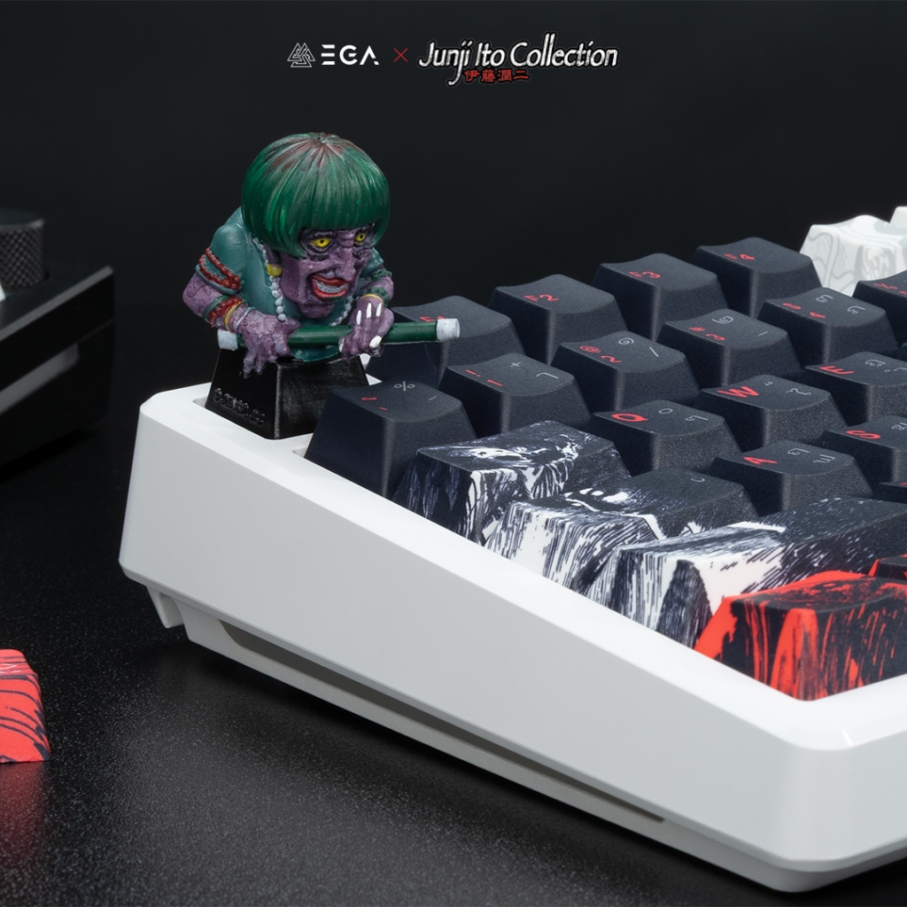 [1 BOX] BLIND BOX Keycap 3D “EGA X JUNJI ITO COLLECTION” กล่องสุ่มคีย์แคป 3D แฮนด์เมดลาย "คลังสยอง" โดยอาจารย์จุนจิอิโต้