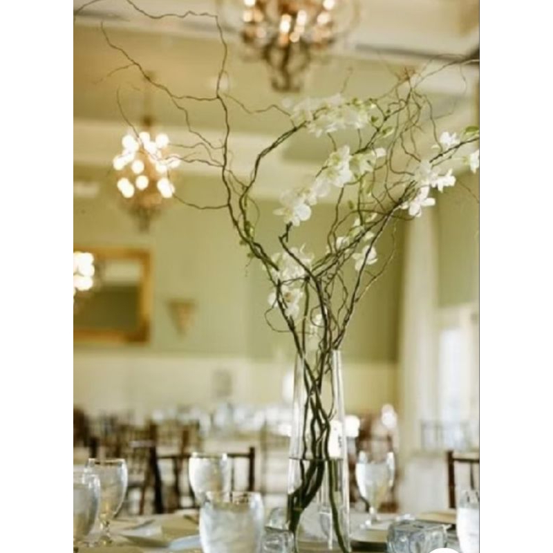 natura vines decorate white flowers1ชุด5กิ่งยาว50/100cm