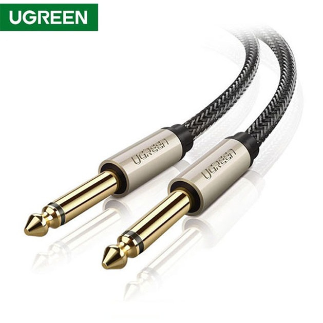 UGREEN 6.35mm 1/4"TS Male to Male Guitar Instrument Cable รุ่น AV128 1M-3M