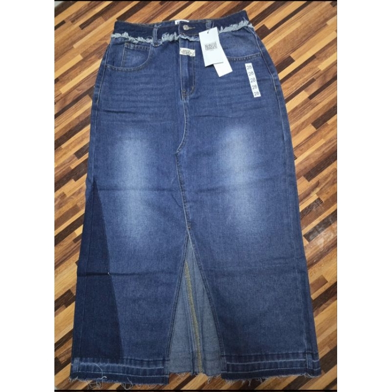 กระโปรงยีนส์ยาว💥Sale249 บาท