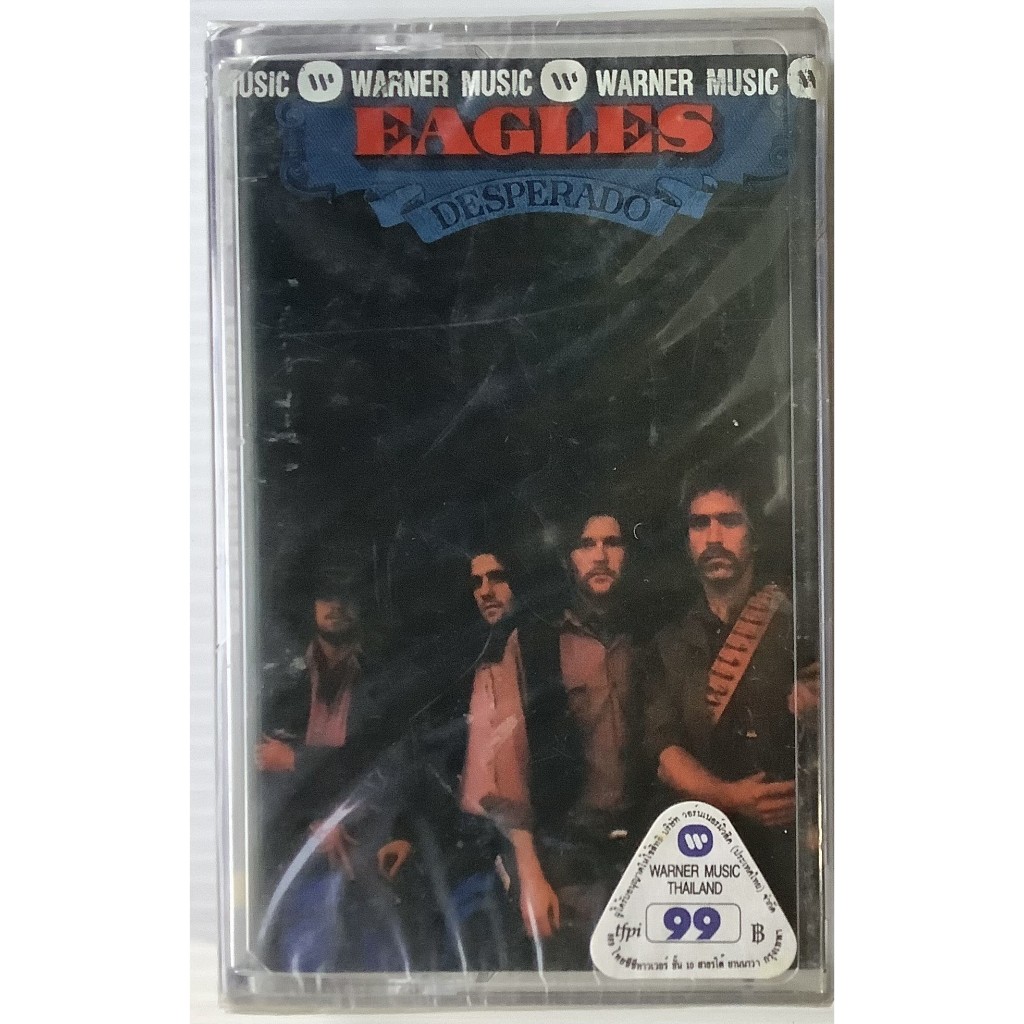 มือหนึ่ง Cassette Tape เทปคาสเซ็ตเพลง The Eagles อัลบั้ม Desperado ลิขสิทธิ์ ซีล Tequila Sunrise