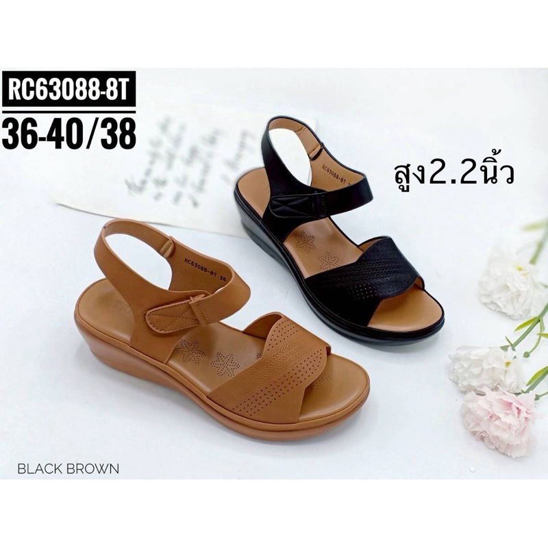 รองเท้าเพื่อสุขภาพทริปเปอร์#รองเท้ารัดส้นRC63088-8T