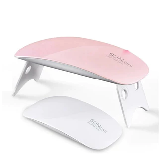 โคมไฟเล็บ LED ขนาดเล็ก โคมไฟอบเล็บ กาว USB อินเตอร์เฟซ พับ Sunmini เมาส์ โคมไฟส่องไฟ โคมไฟเล็บ LED