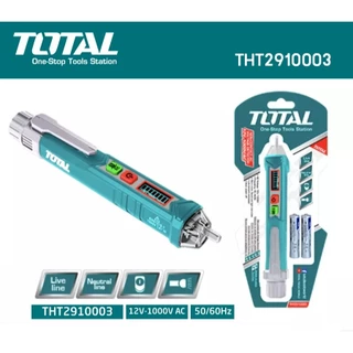 ปากกาวัดไฟแรงดันไฟฟ้า TOTAL 12V-1000V แบบไม่ต้องสัมผัส THT210003 ( Non contact AC Voltage Detector ) เช็คไฟ วัดไฟ