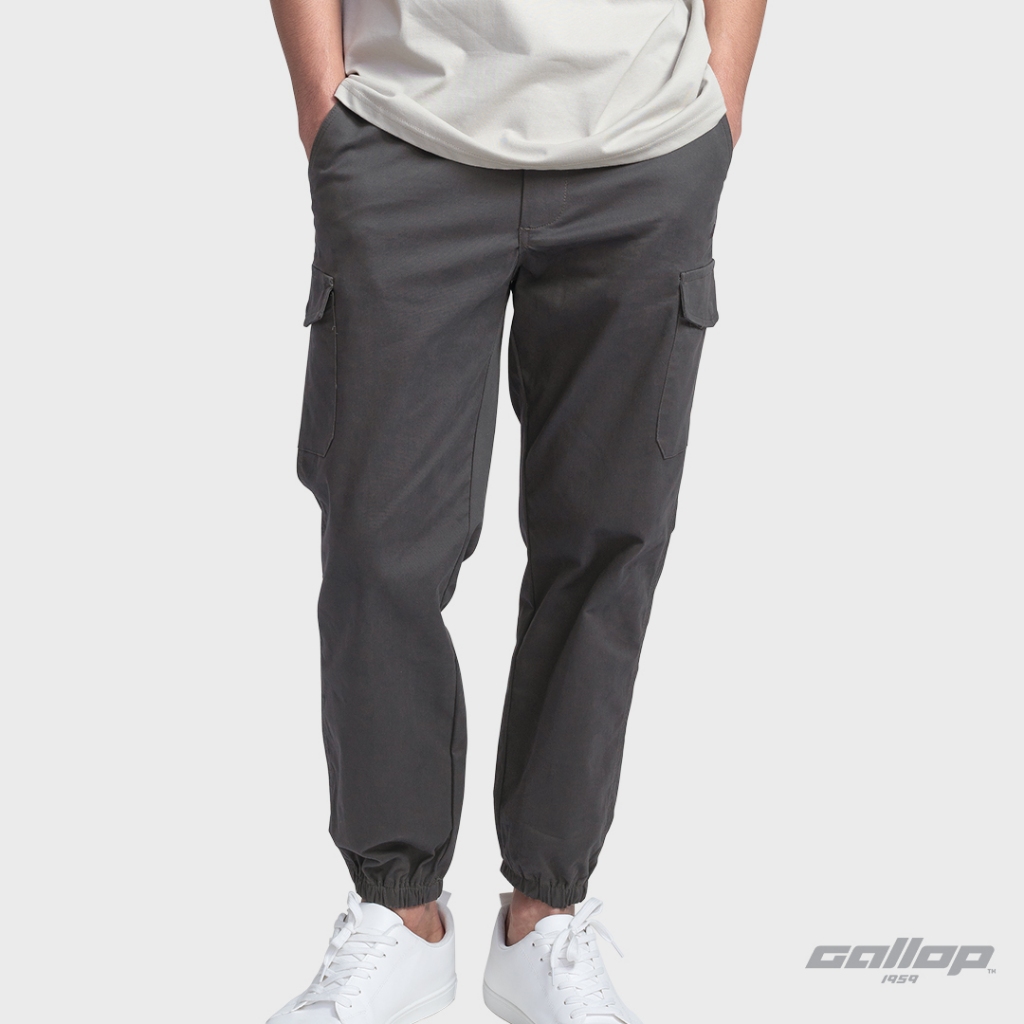GALLOP : Men's Wear Jogger Cargo Pants กางเกงจ็อกเกอร์คาร์โก้ รุ่น GL9011 SET Earth Tone / ราคาปกติ 2,690.-